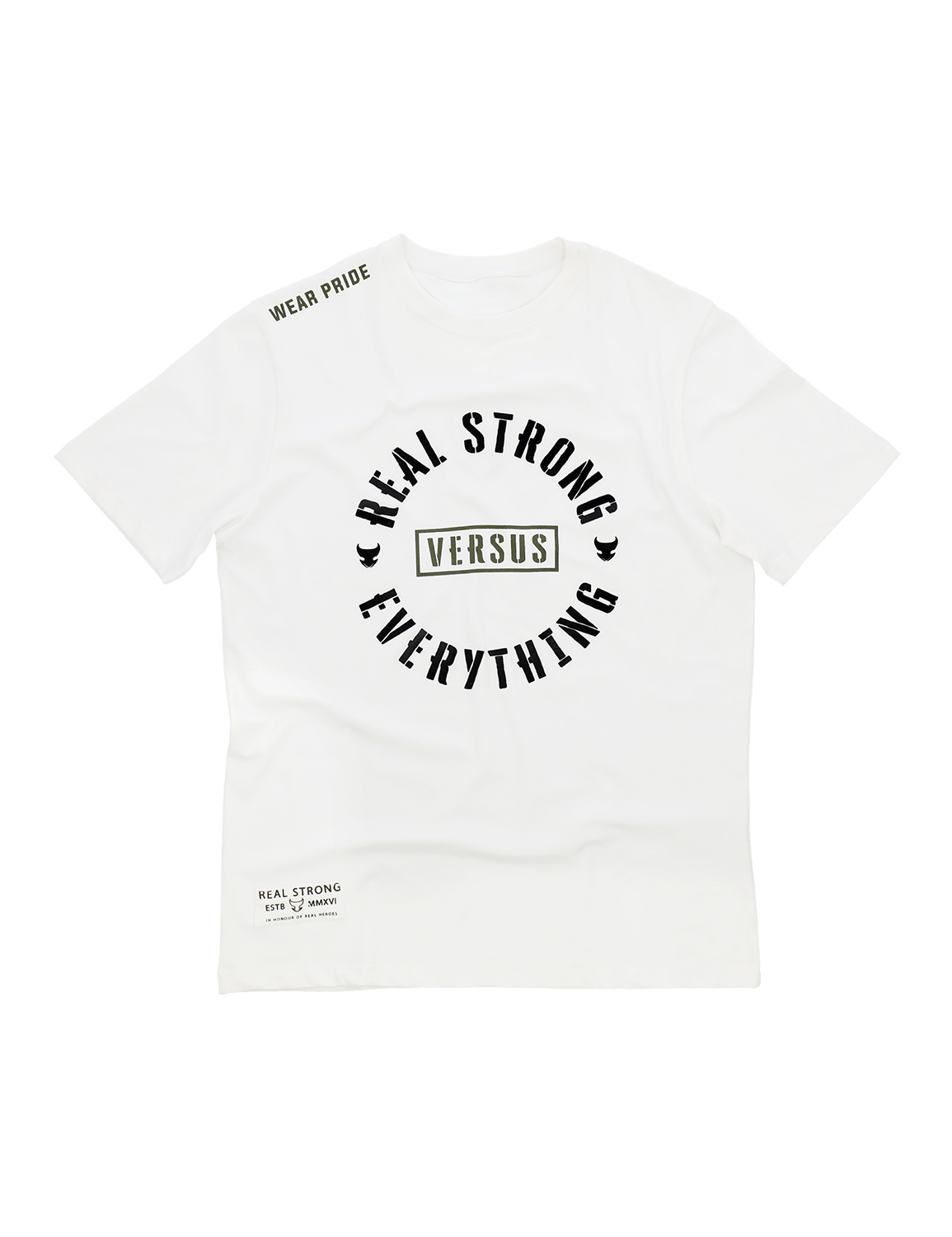 VERSUS - EVERYTHING - Half Sleeve T-Shirt - White (Green)